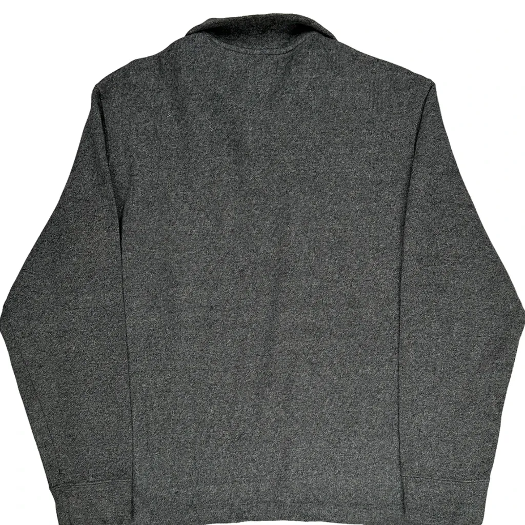 Polo By Ralph Lauren 1/4 Zip - Large Grey Cotton - Image 6