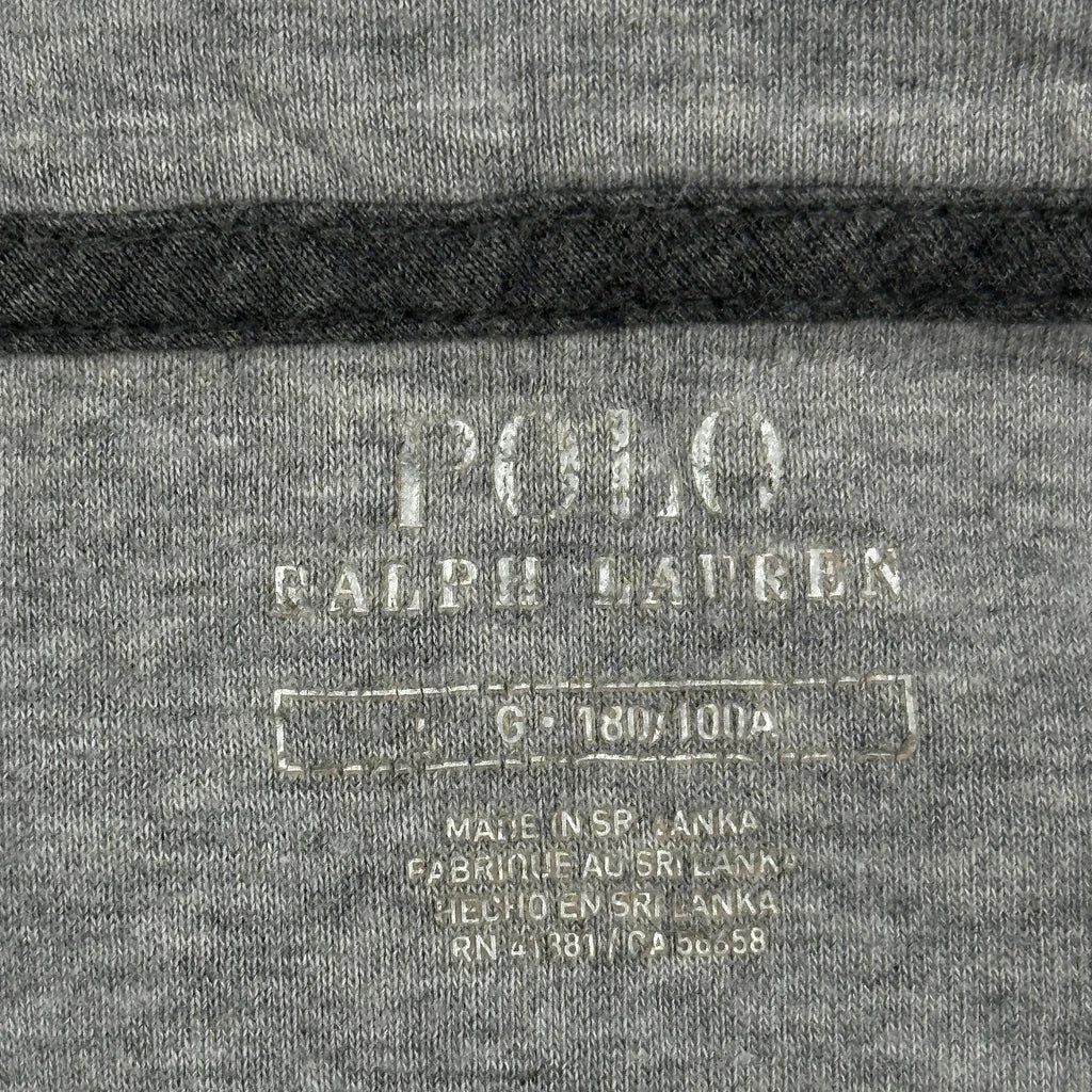 Polo By Ralph Lauren 1/4 Zip - Large Grey Cotton - Image 3