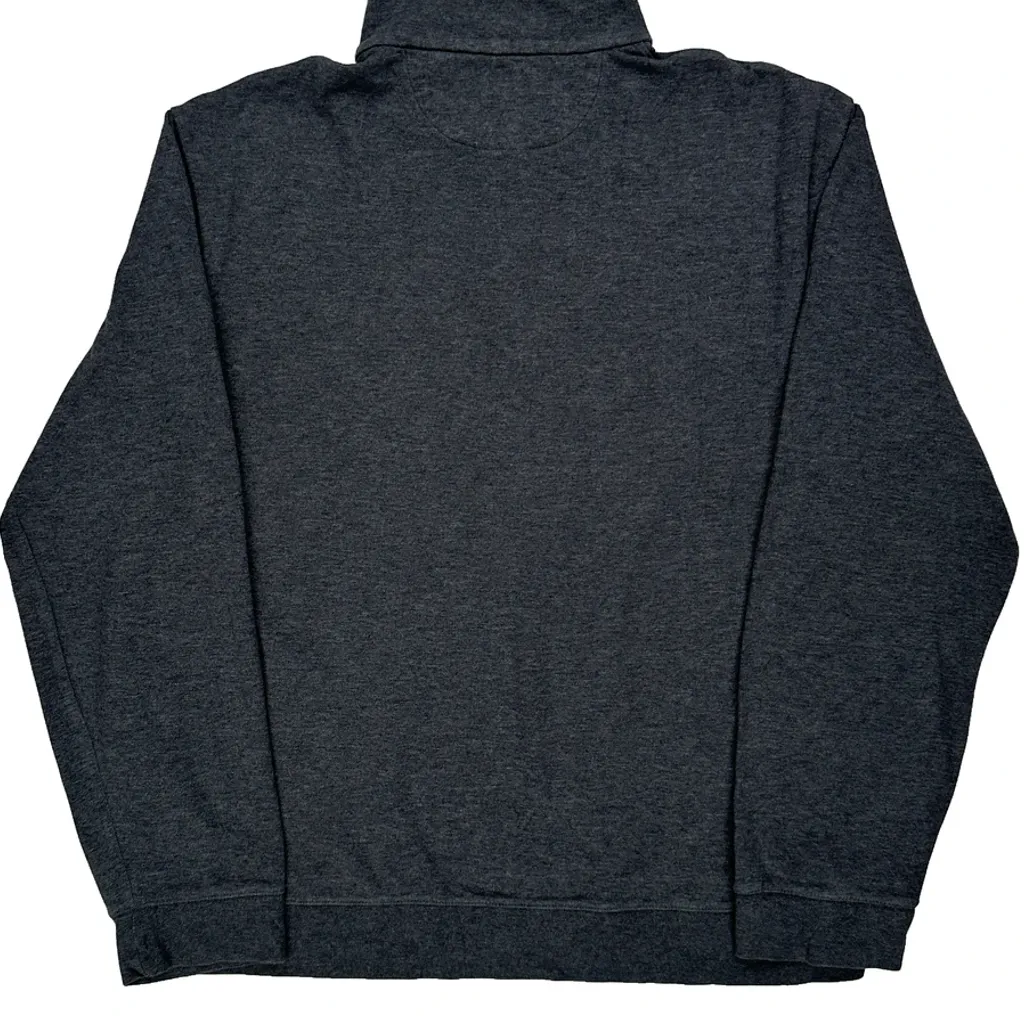 Polo By Ralph Lauren 1/4 Zip - Large Grey Cotton - Image 7