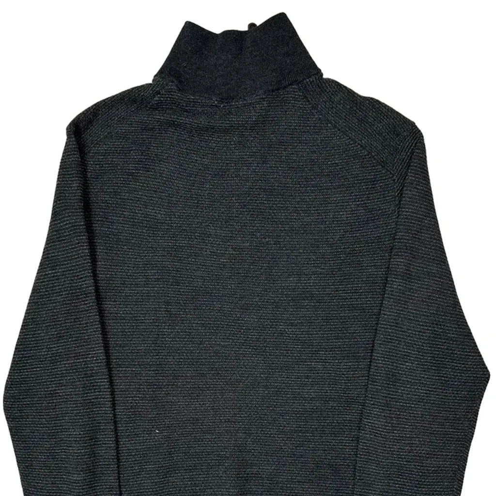 Polo By Ralph Lauren 1/4 Zip - Medium Grey Merino Wool - Image 7