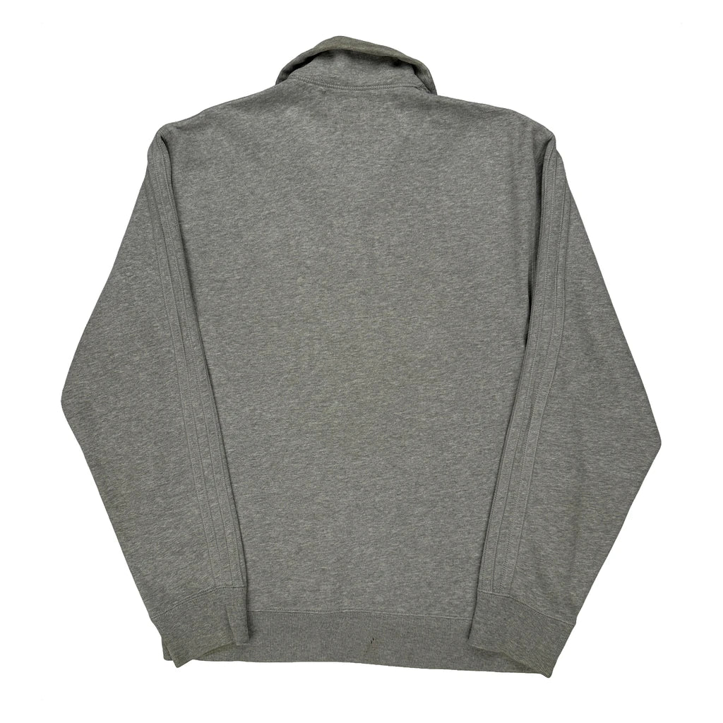 Polo By Ralph Lauren 1/4 Zip - Medium Grey Cotton Blend - Image 2