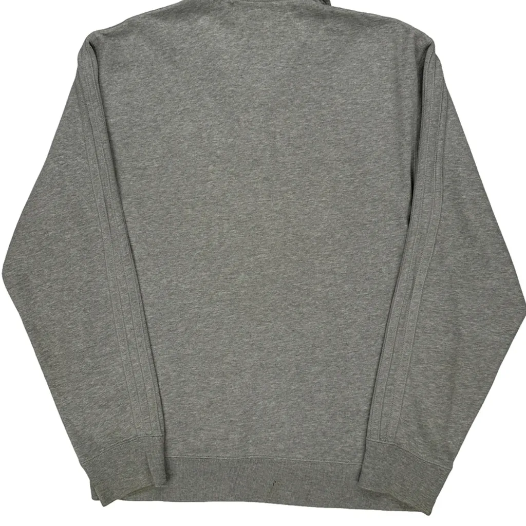 Polo By Ralph Lauren 1/4 Zip - Medium Grey Cotton Blend - Image 6