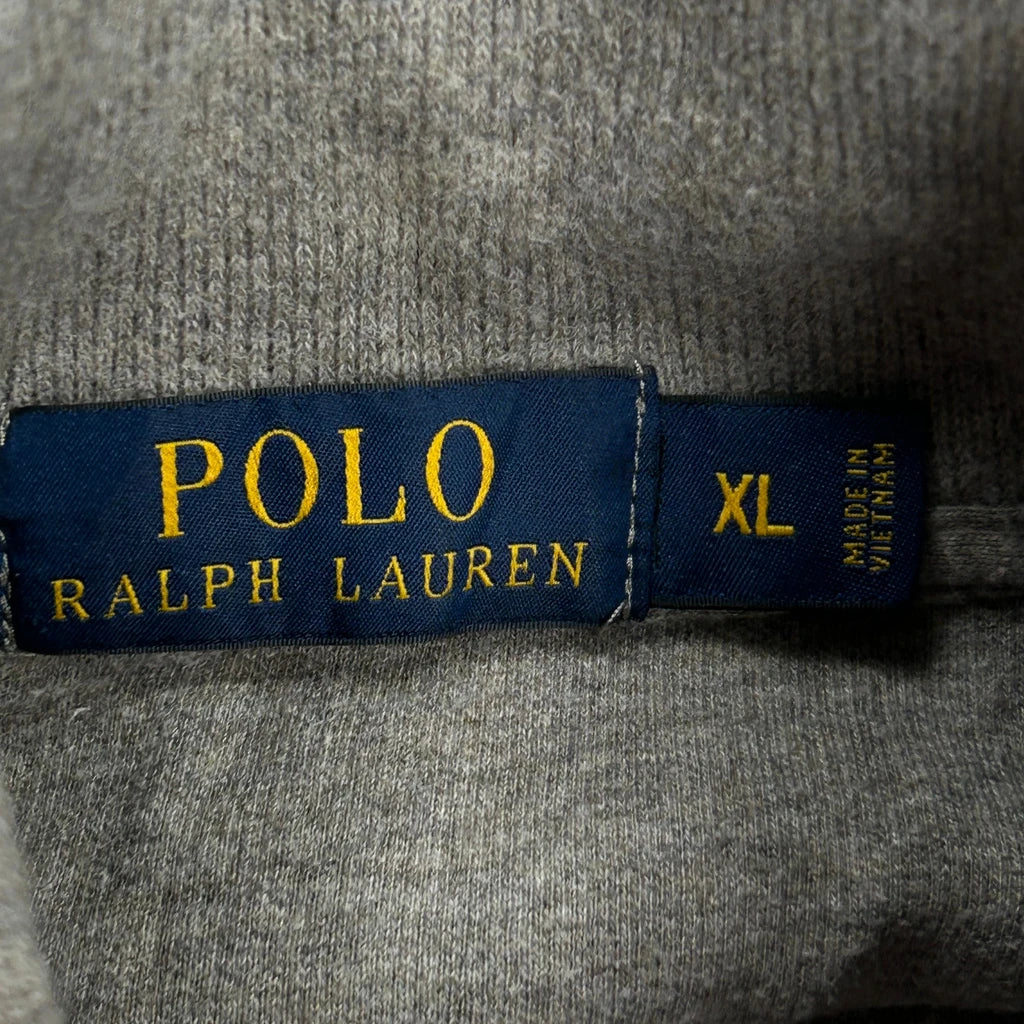 Polo By Ralph Lauren 1/4 Zip - XL Grey Cotton - Image 3