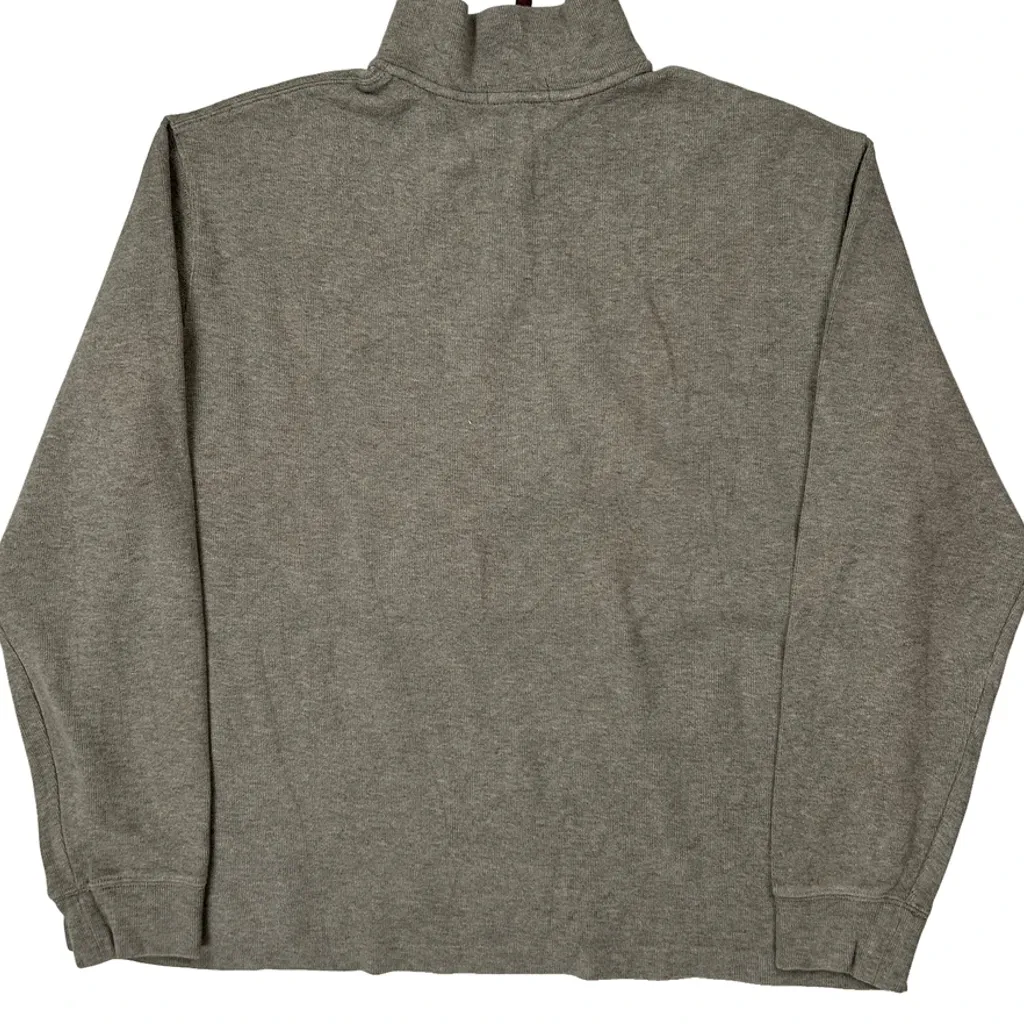 Polo By Ralph Lauren 1/4 Zip - XL Grey Cotton - Image 7
