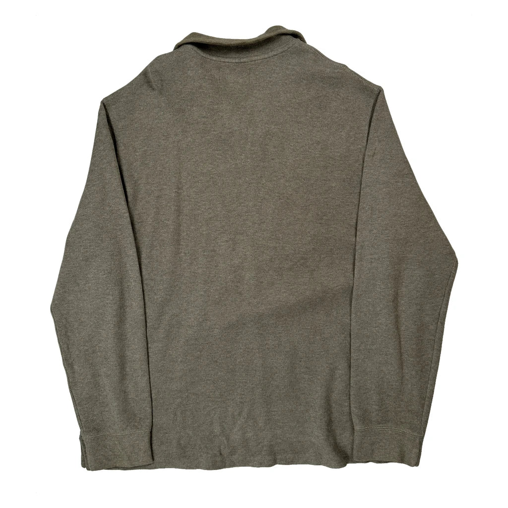 Polo By Ralph Lauren 1/4 Zip - XL Grey Cotton - Image 2