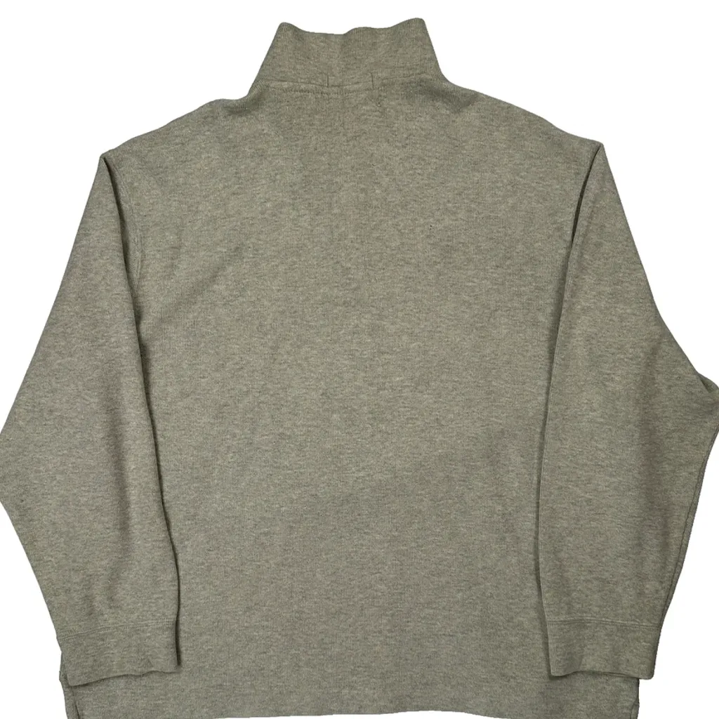 Polo By Ralph Lauren 1/4 Zip - XL Grey Cotton - Image 7