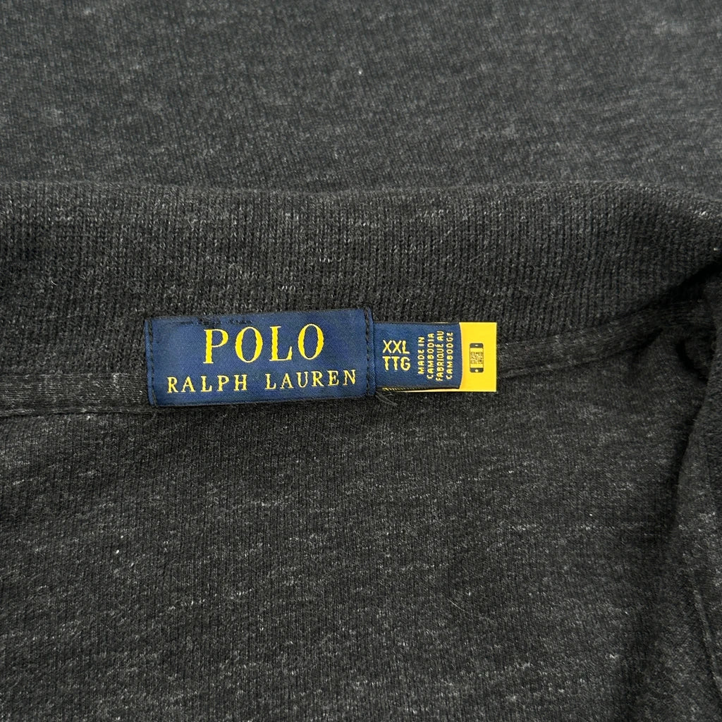 Polo By Ralph Lauren 1/4 Zip - 2XL Grey Cotton - Image 3