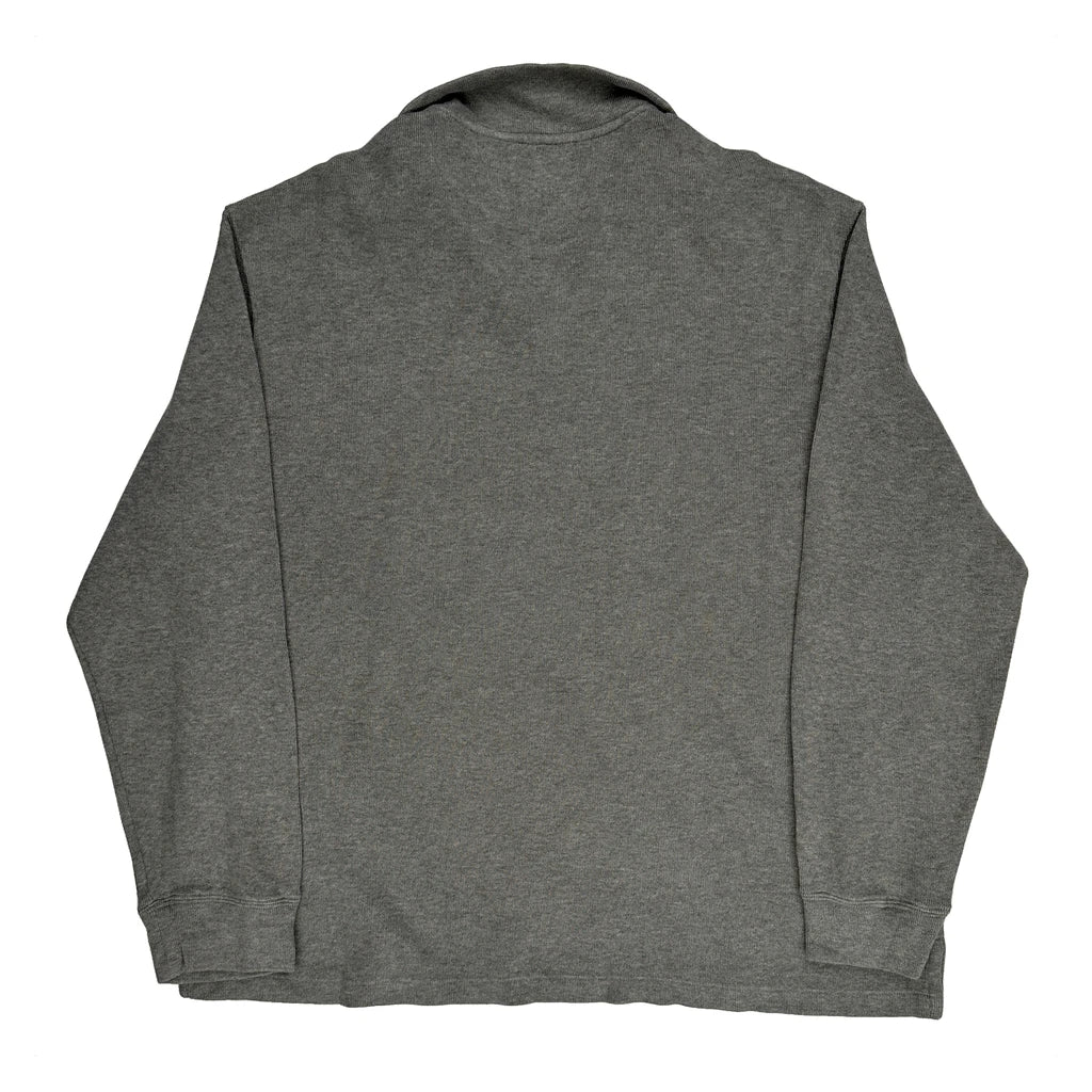 Polo By Ralph Lauren 1/4 Zip - 2XL Grey Cotton - Image 2
