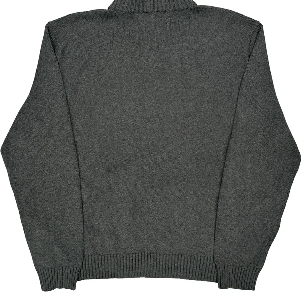 Polo By Ralph Lauren 1/4 Zip - 2XL Grey Cotton - Image 4
