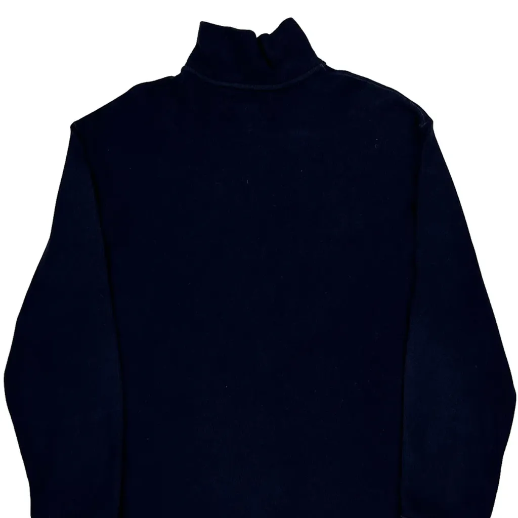 Polo By Ralph Lauren 1/4 Zip - Large Navy Cotton - Image 7