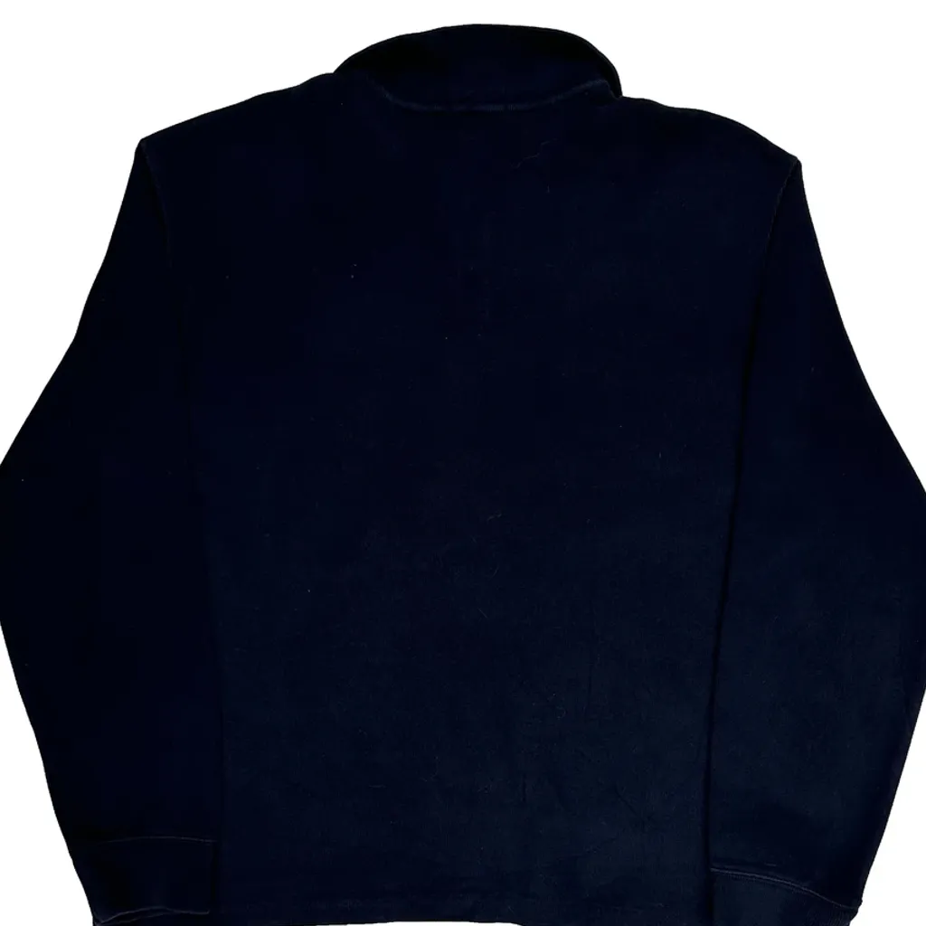 Polo By Ralph Lauren 1/4 Zip - Large Navy Cotton - Image 6