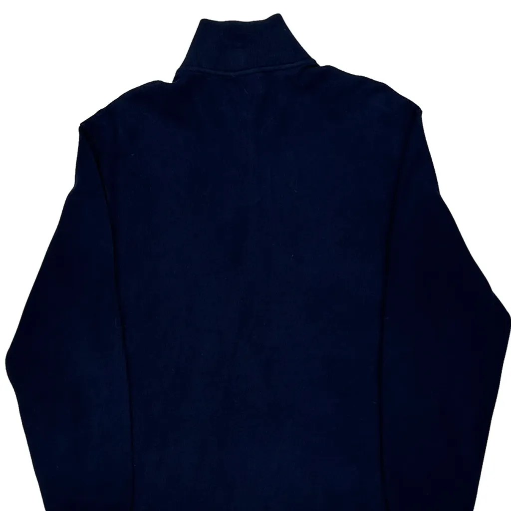 Polo By Ralph Lauren 1/4 Zip - Large Navy Cotton - Image 6