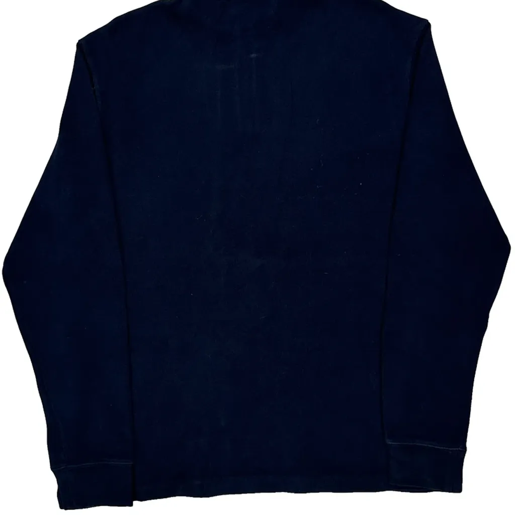 Polo By Ralph Lauren 1/4 Zip - Large Navy Cotton - Image 7