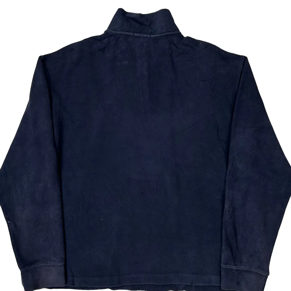 Polo By Ralph Lauren 1/4 Zip - XL Navy Cotton - Image 7