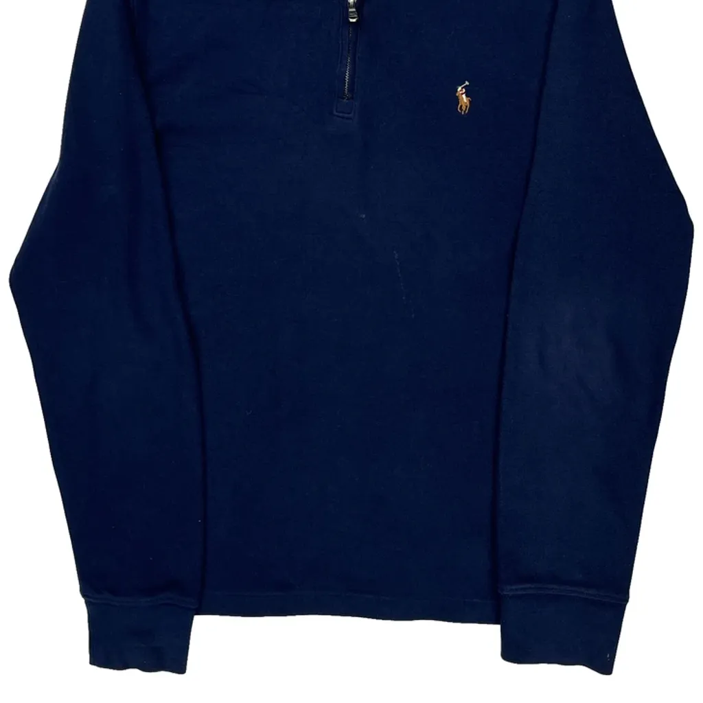Polo By Ralph Lauren 1/4 Zip - XS Navy Cotton - Image 5