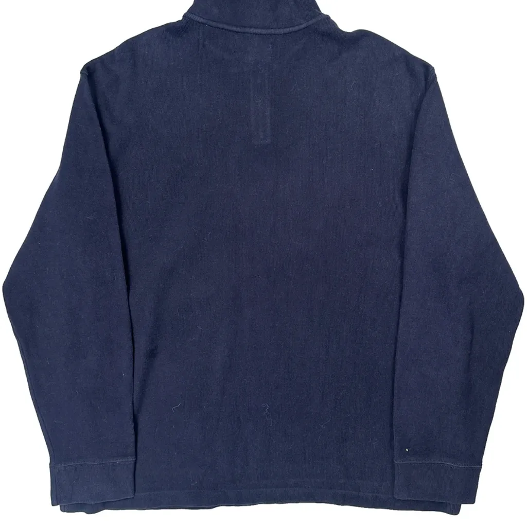 Polo By Ralph Lauren 1/4 Zip - 2XL Navy Cotton - Image 8