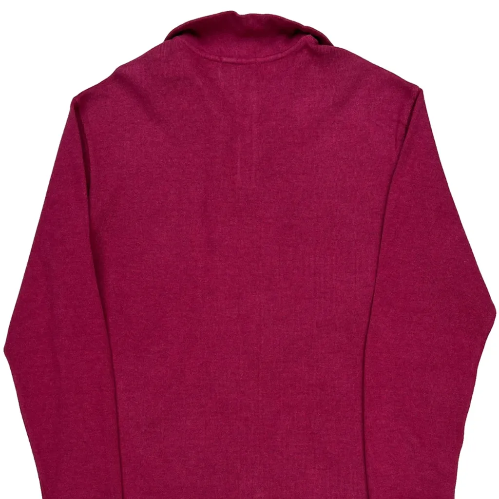 Polo By Ralph Lauren 1/4 Zip - Medium Red Cotton - Image 6