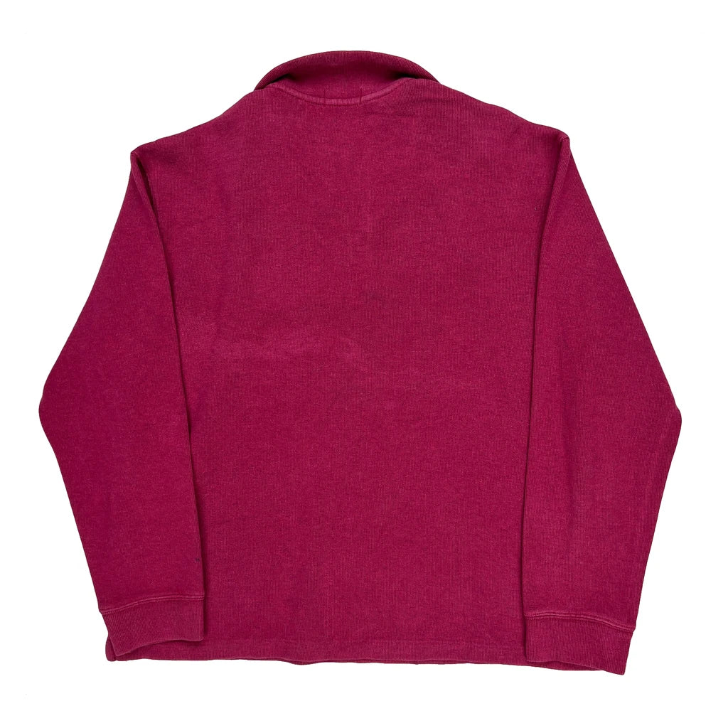 Polo By Ralph Lauren 1/4 Zip - XL Red Cotton - Image 2