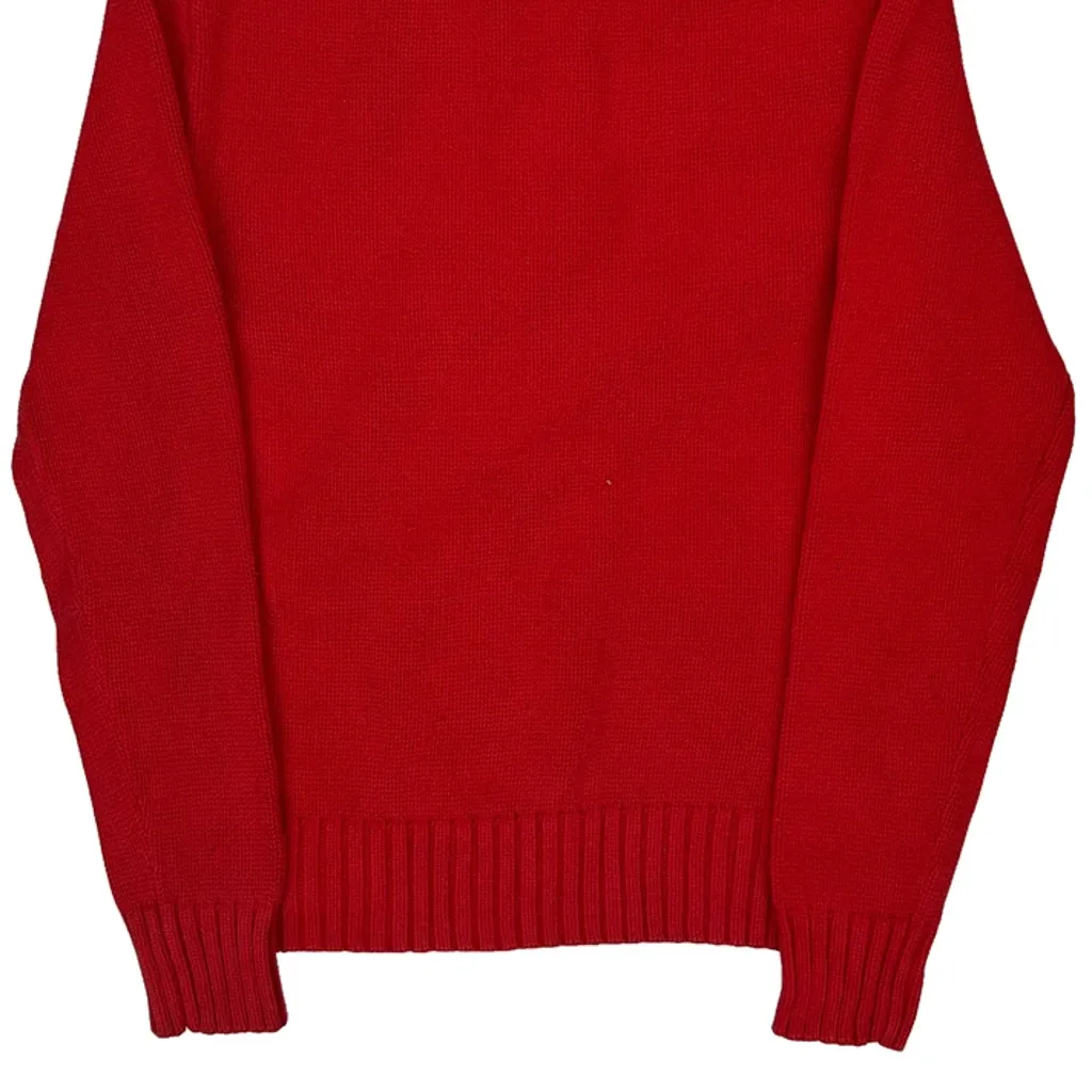 Polo By Ralph Lauren 1/4 Zip - XS Red Cotton - Image 6