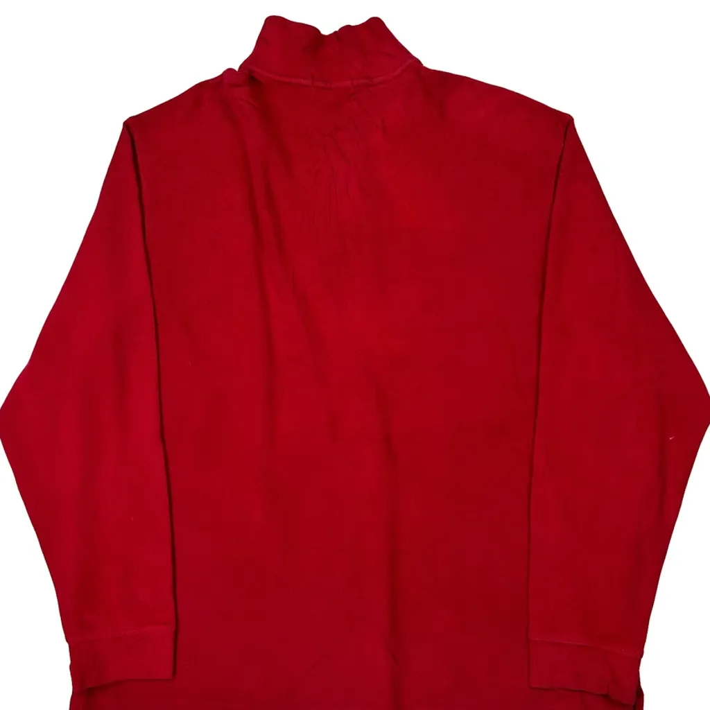 Polo By Ralph Lauren 1/4 Zip - 2XL Red Cotton - Image 6