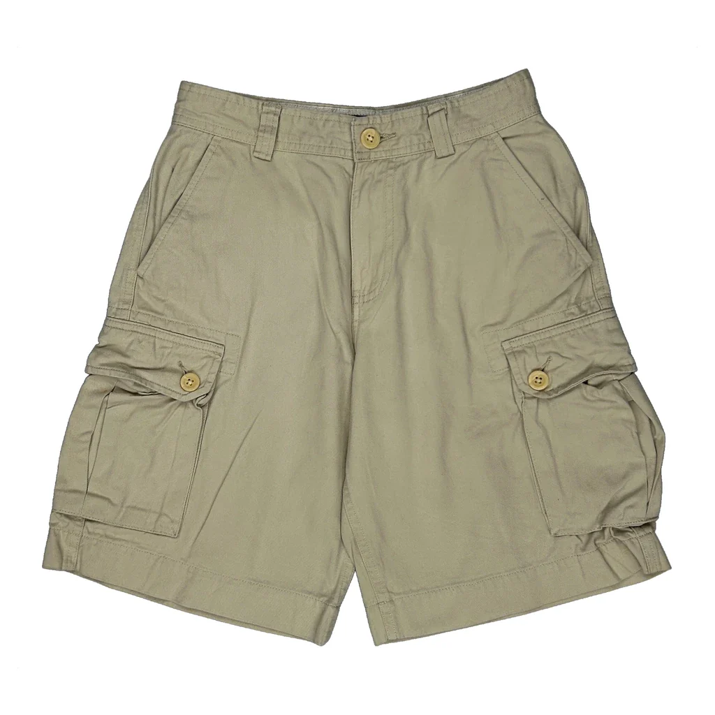 Polo By Ralph Lauren Cargo Shorts - 25W 7L Beige Cotton - Image 2