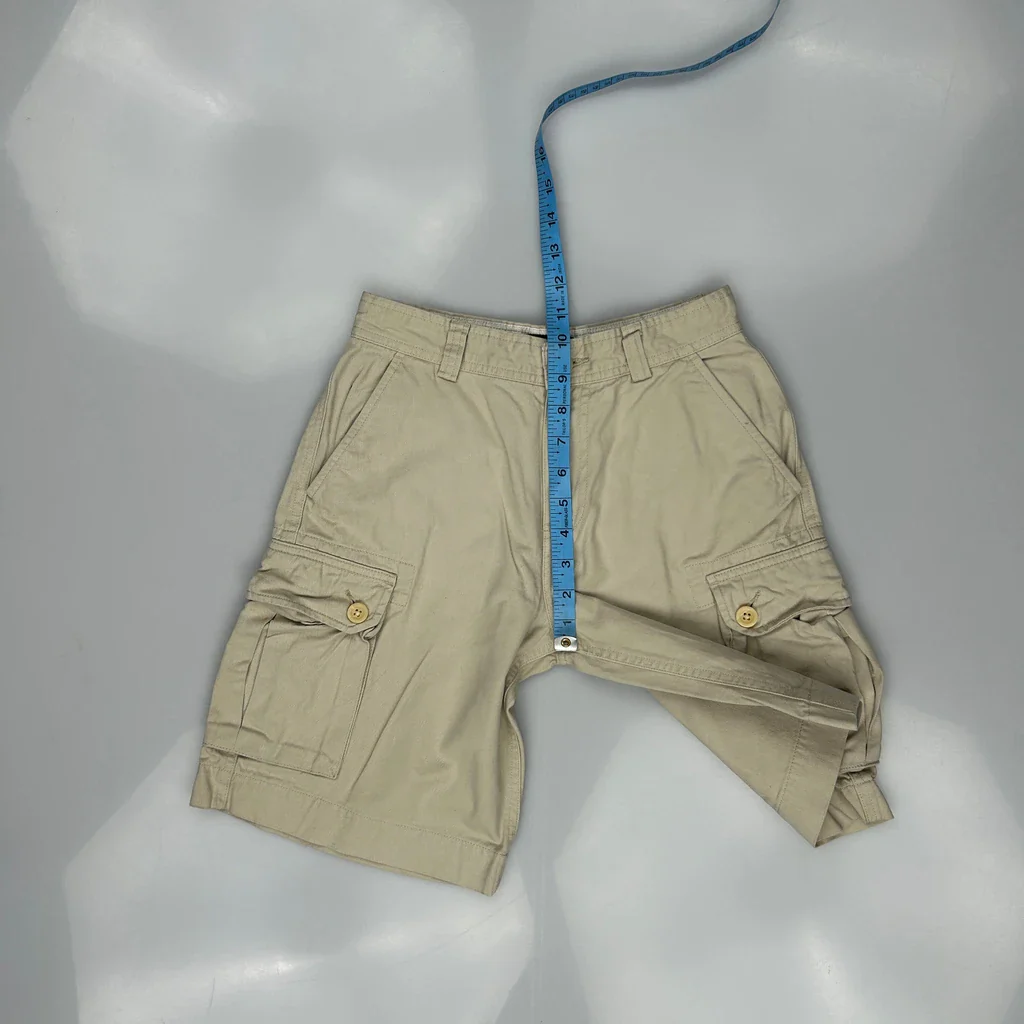 Polo By Ralph Lauren Cargo Shorts - 25W 7L Beige Cotton - Image 4