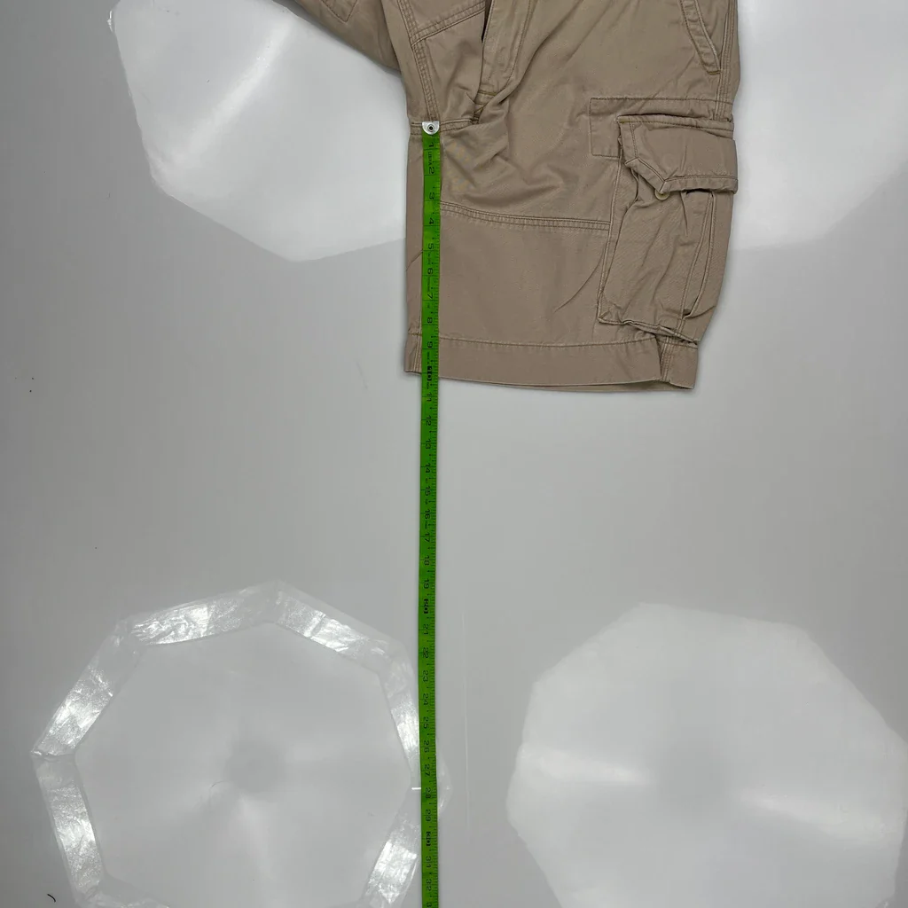 Polo By Ralph Lauren Cargo Shorts - 31W 10L Beige Cotton - Image 5
