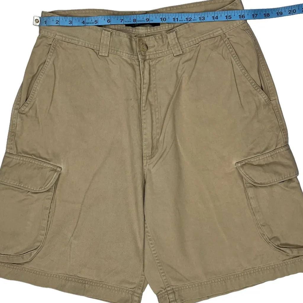 Polo By Ralph Lauren Cargo Shorts - 32W 9L Beige Cotton - Image 9