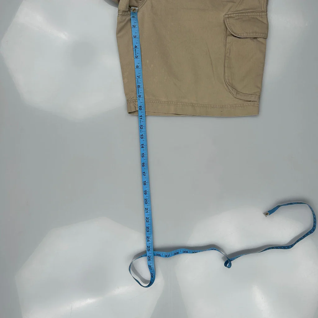 Polo By Ralph Lauren Cargo Shorts - 34W 8L Beige Cotton - Image 5