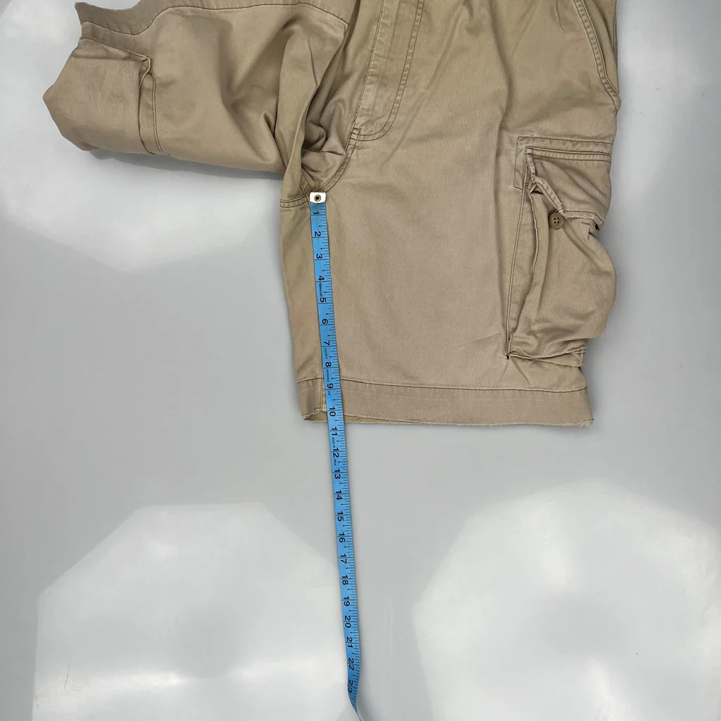 Polo By Ralph Lauren Cargo Shorts - 36W 9L Beige Cotton - Image 5