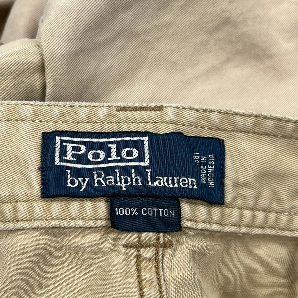 Polo By Ralph Lauren Cargo Shorts - 36W 9L Beige Cotton - Image 6