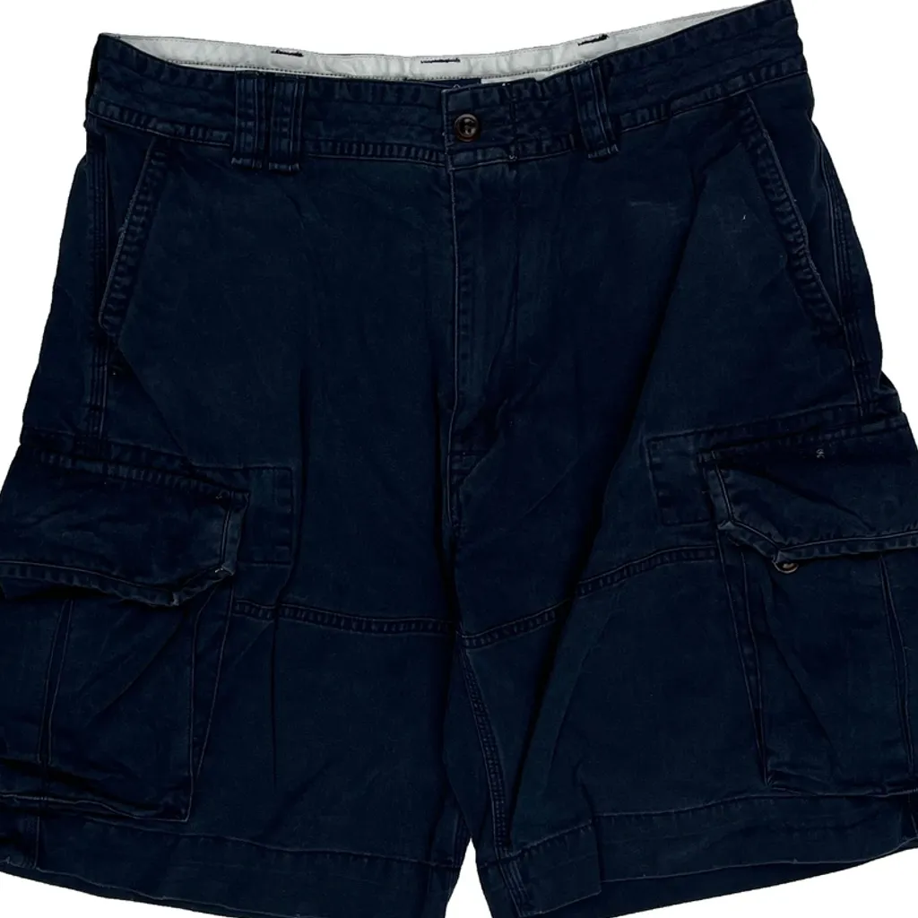Polo By Ralph Lauren Cargo Shorts - 34W 9L Blue Cotton - Image 10