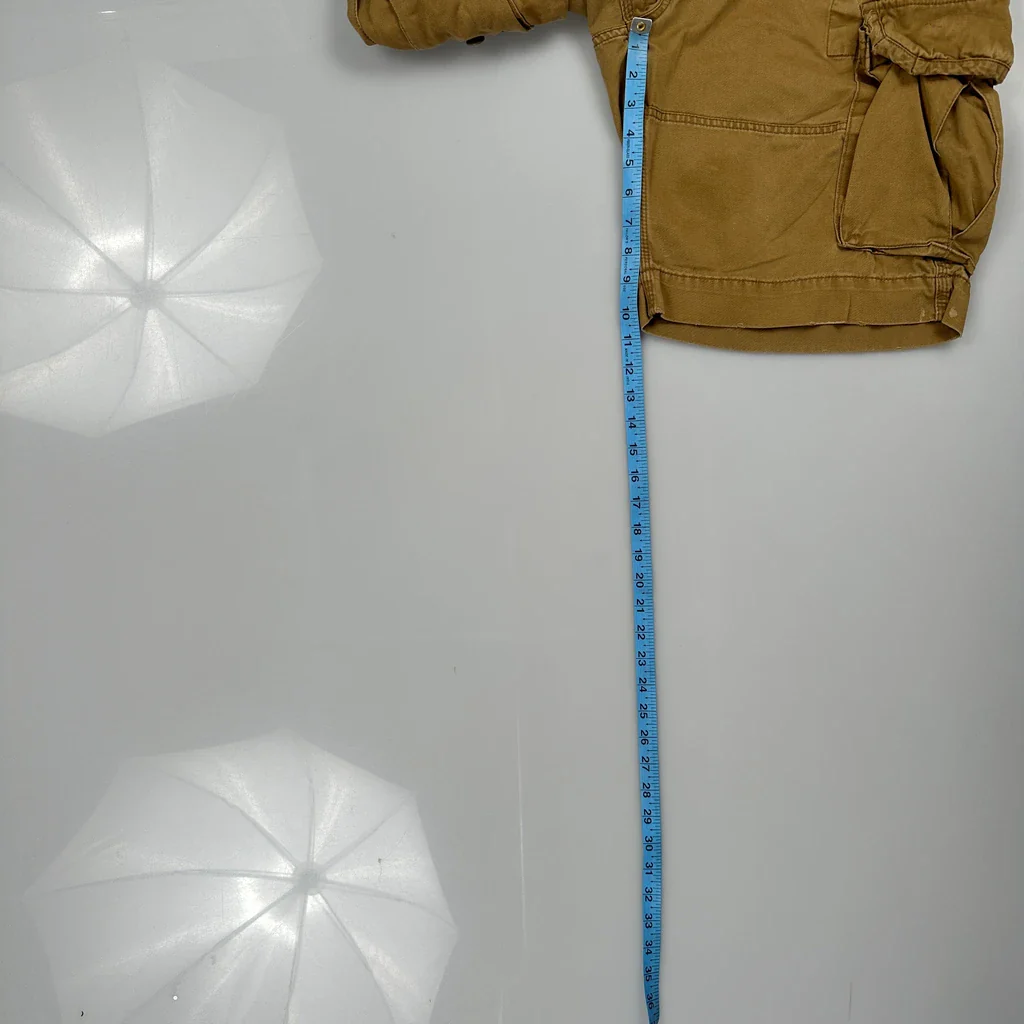 Polo By Ralph Lauren Cargo Shorts - 30W 10L Brown Cotton - Image 5