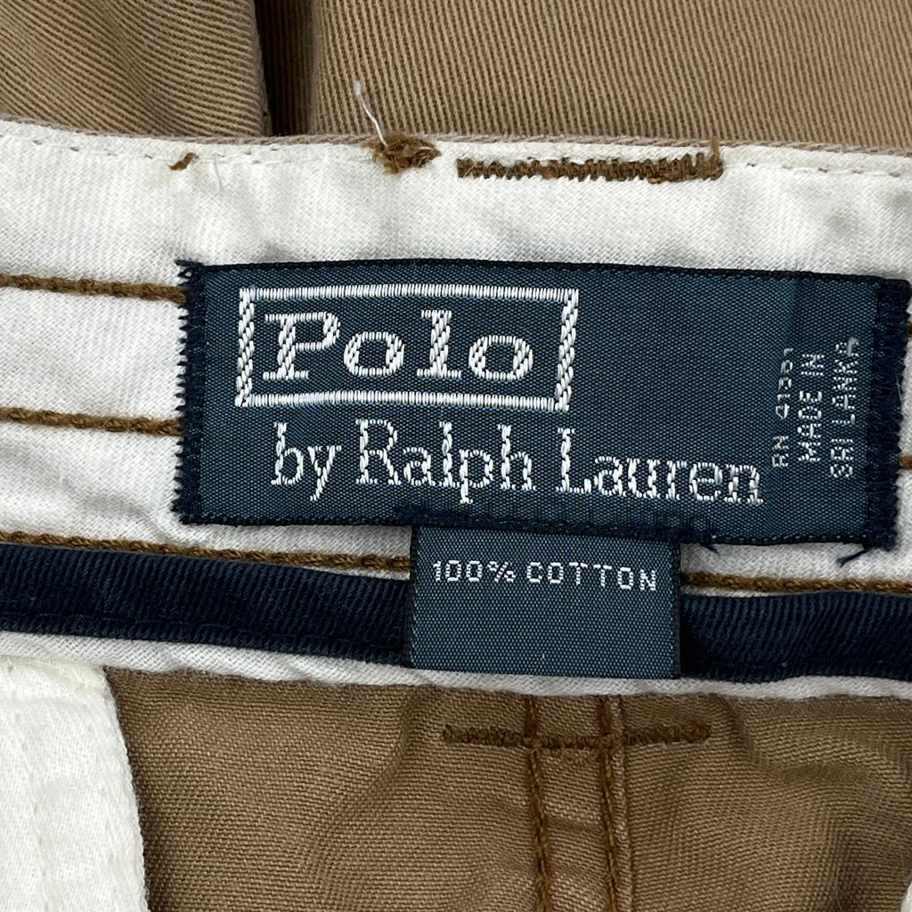 Polo By Ralph Lauren Cargo Shorts - 32W 9L Brown Cotton - Image 7