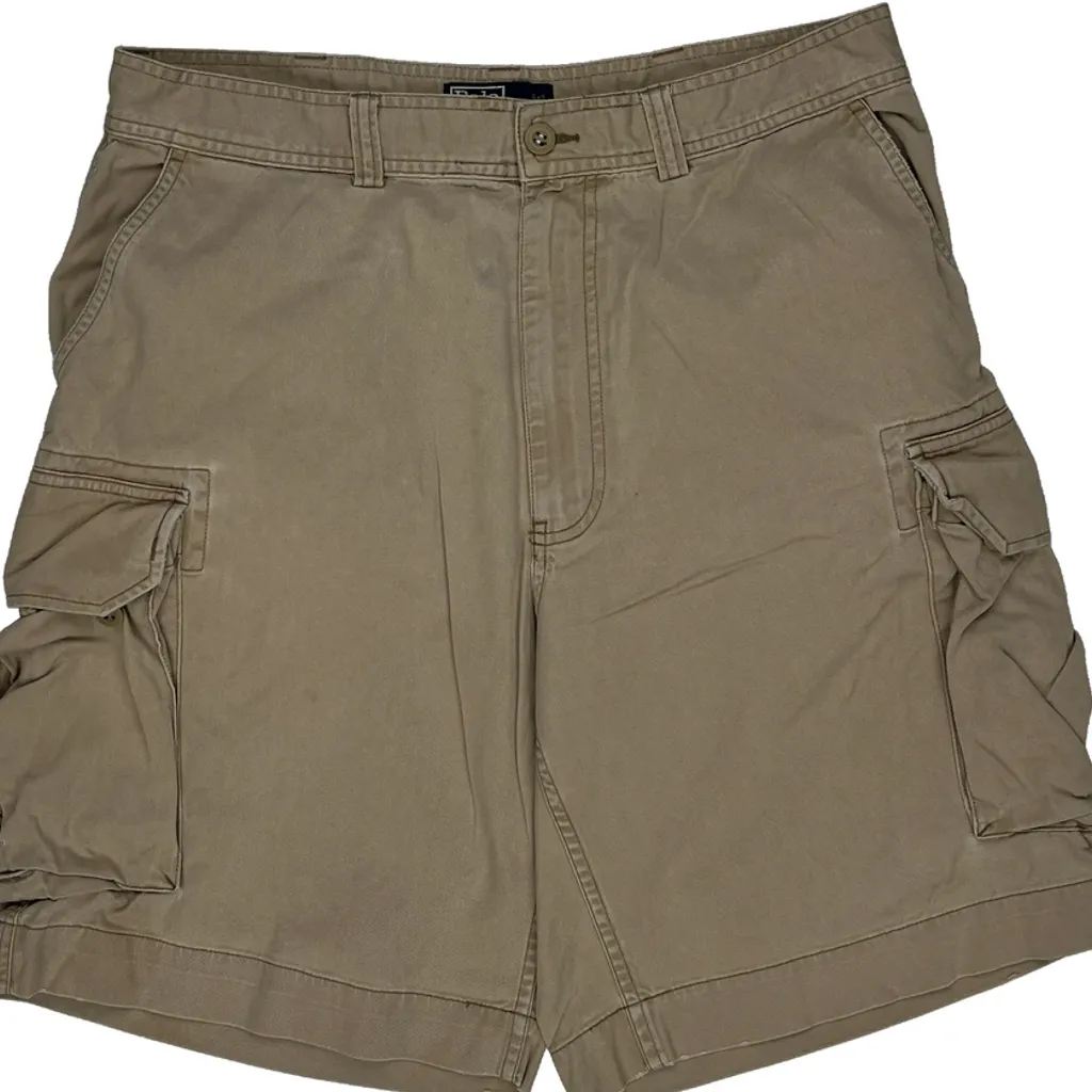 Polo By Ralph Lauren Cargo Shorts - 34W 9L Khaki Cotton - Image 9