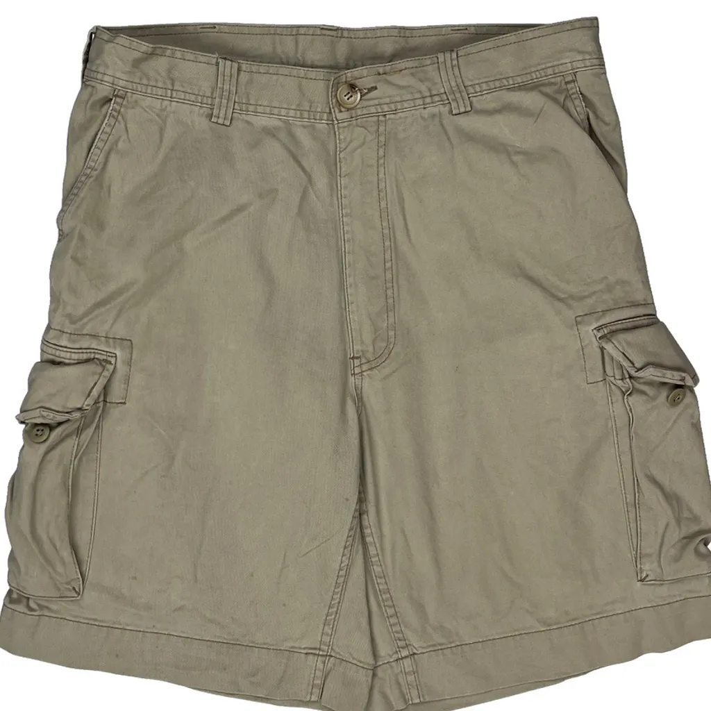 Polo By Ralph Lauren Cargo Shorts - 34W 9L Khaki Cotton - Image 10