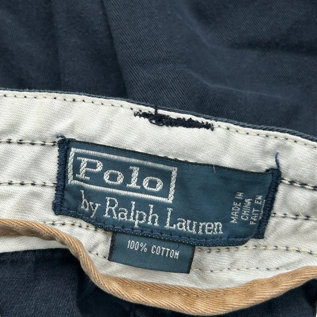 Polo By Ralph Lauren Cargo Shorts - 37W 10L Navy Cotton - Image 6
