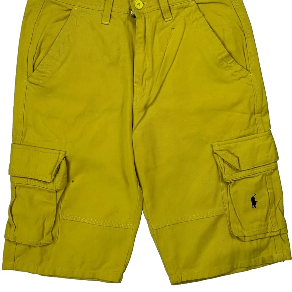 Polo By Ralph Lauren Cargo Shorts - 30W 12L Yellow Cotton - Image 10