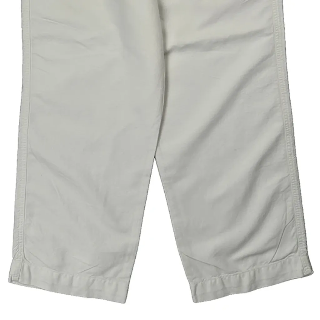 Polo By Ralph Lauren Cargo Trousers - 31W 29L White Cotton - Image 10