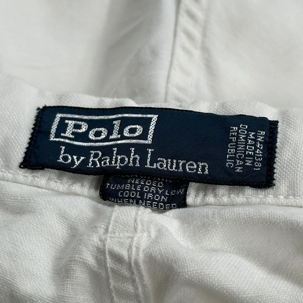 Polo By Ralph Lauren Cargo Trousers - 31W 29L White Cotton - Image 6