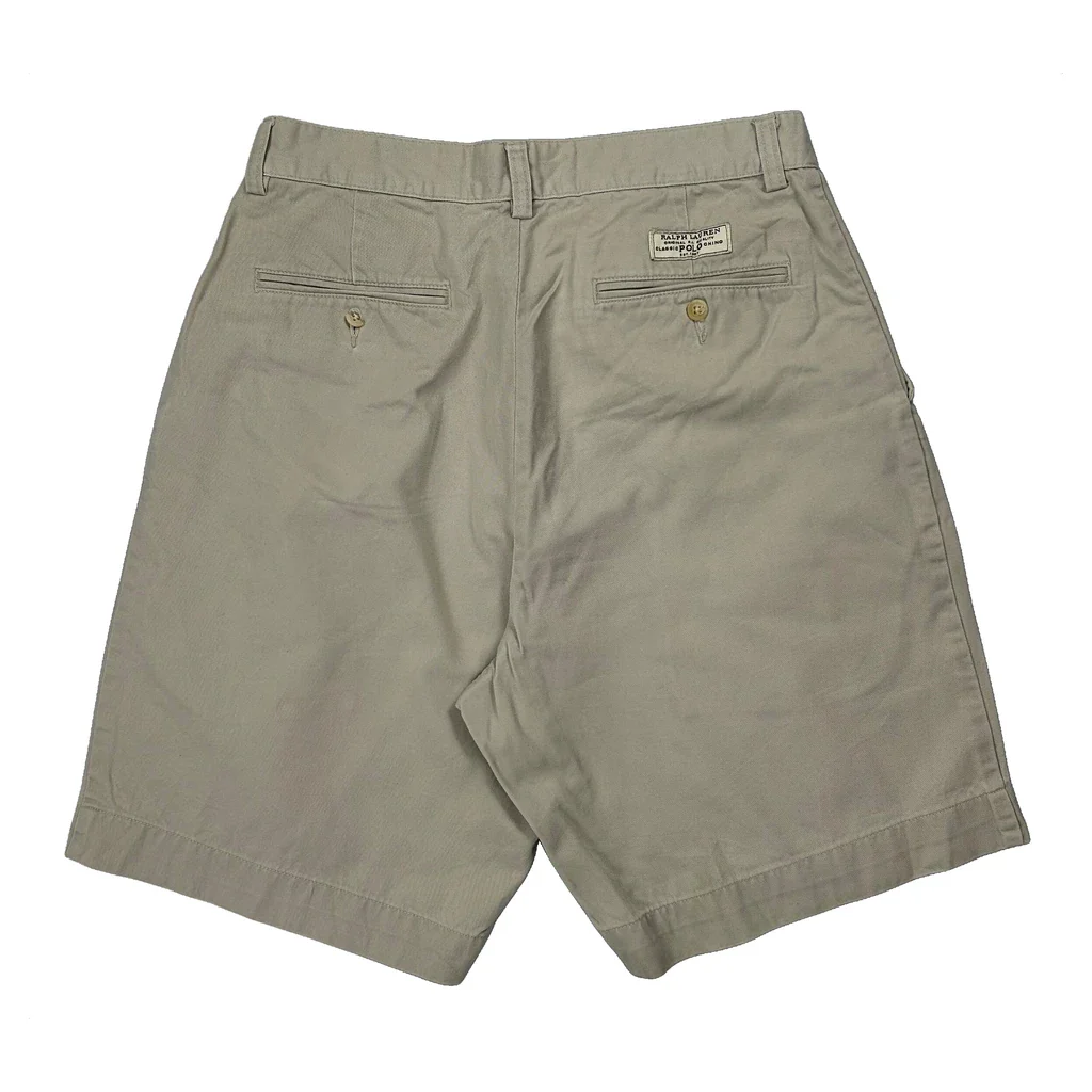 Polo By Ralph Lauren Chino Shorts - 28W 9L Beige Cotton