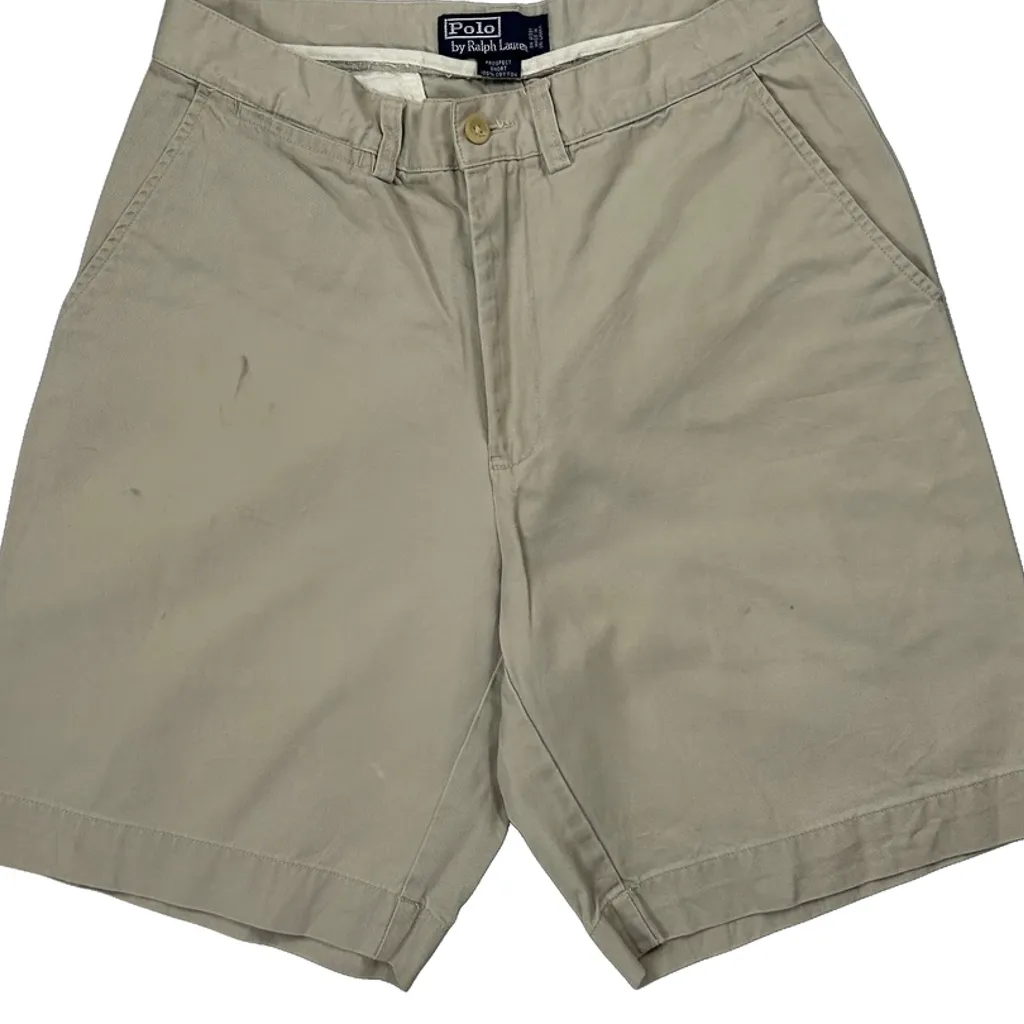 Polo By Ralph Lauren Chino Shorts - 28W 9L Beige Cotton - Image 10
