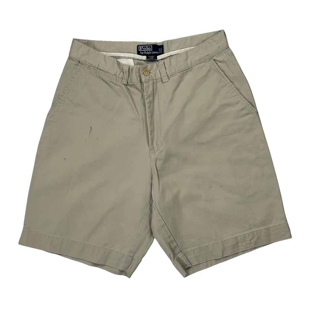 Polo By Ralph Lauren Chino Shorts - 28W 9L Beige Cotton - Image 2