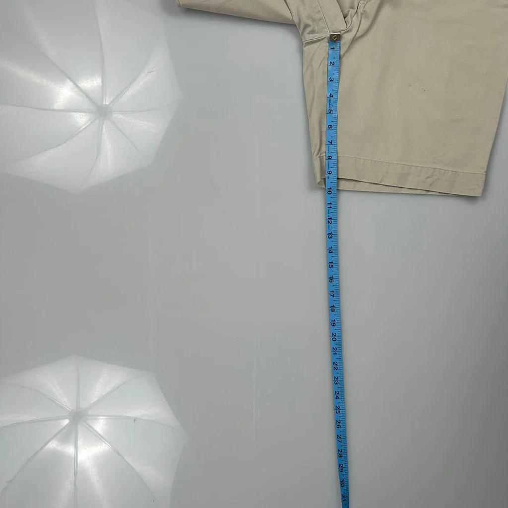 Polo By Ralph Lauren Chino Shorts - 28W 9L Beige Cotton - Image 5