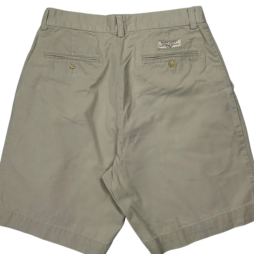 Polo By Ralph Lauren Chino Shorts - 28W 9L Beige Cotton - Image 8