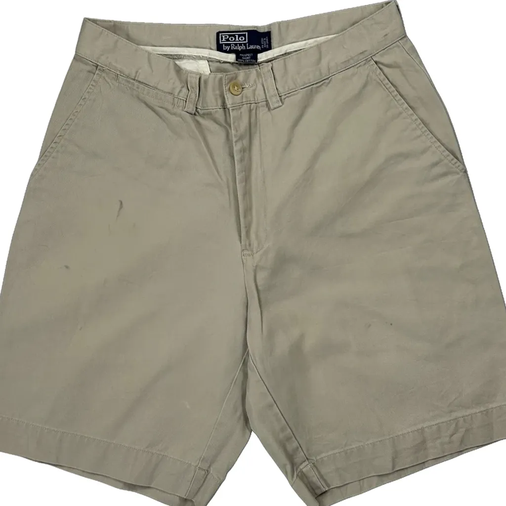Polo By Ralph Lauren Chino Shorts - 28W 9L Beige Cotton - Image 9