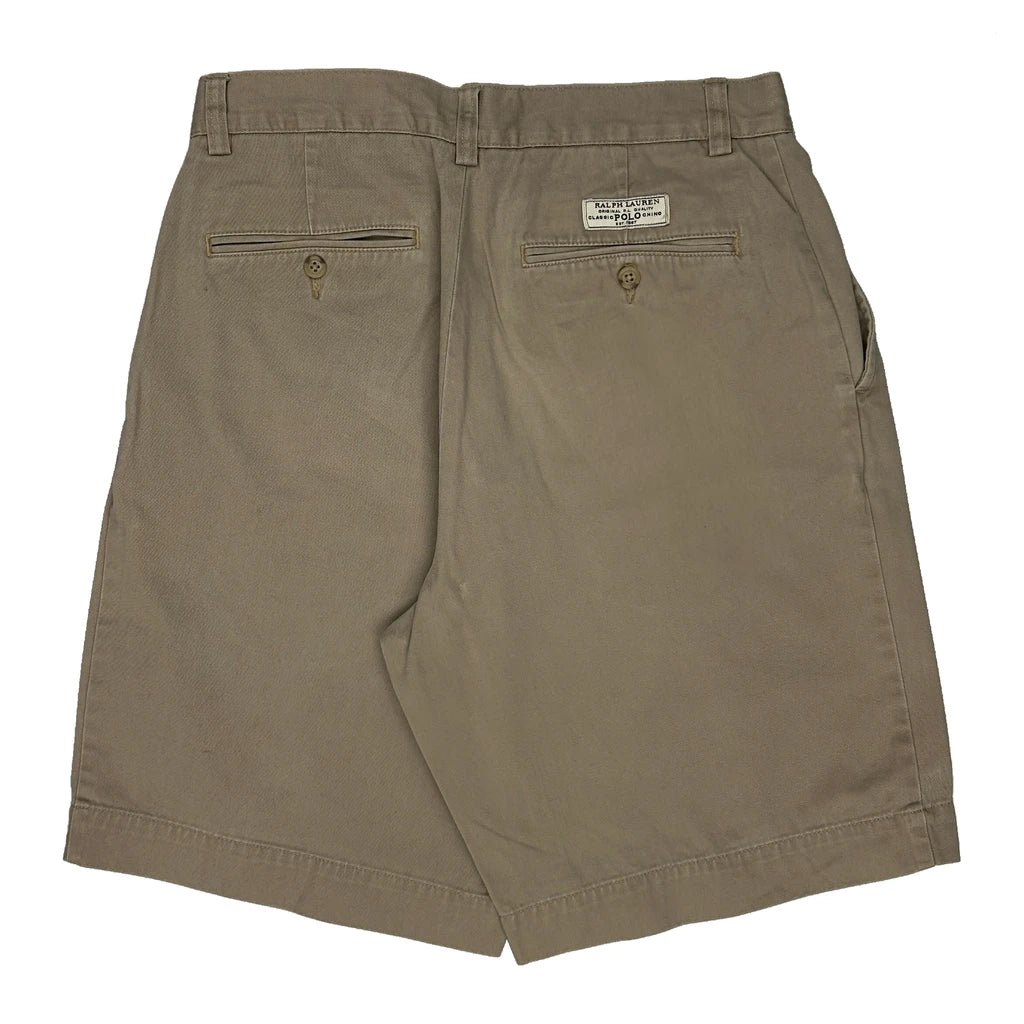 Polo By Ralph Lauren Chino Shorts - 30W 8L Beige Cotton