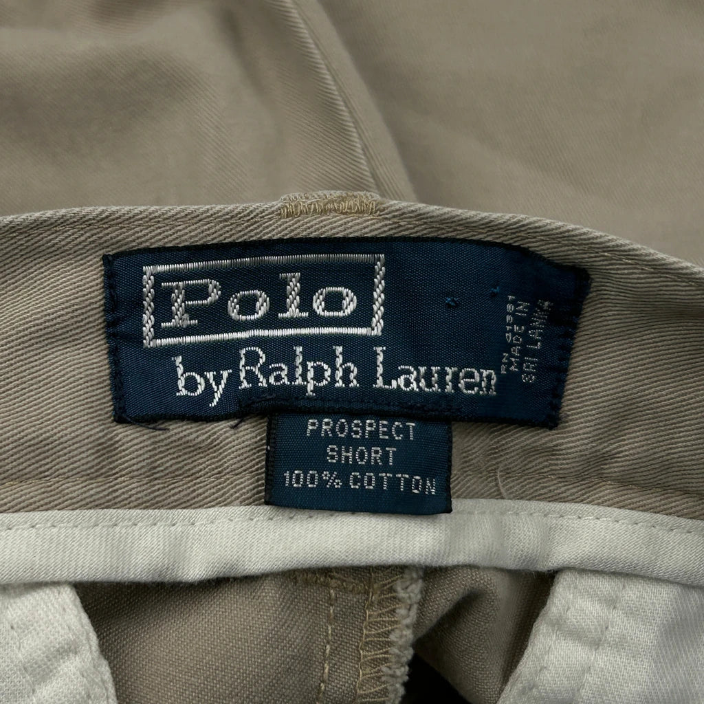 Polo By Ralph Lauren Chino Shorts - 30W 8L Beige Cotton - Image 6