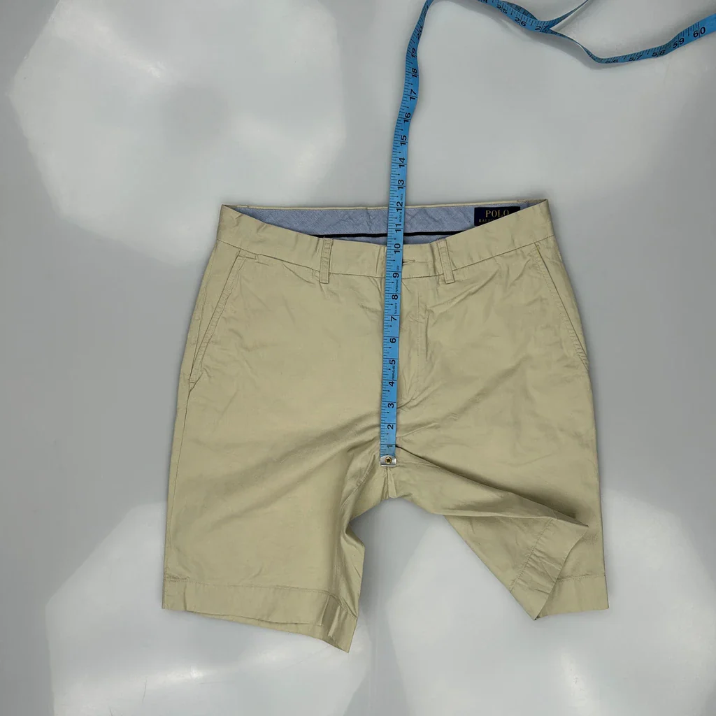 Polo By Ralph Lauren Chino Shorts - 30W 9L Beige Cotton - Image 4
