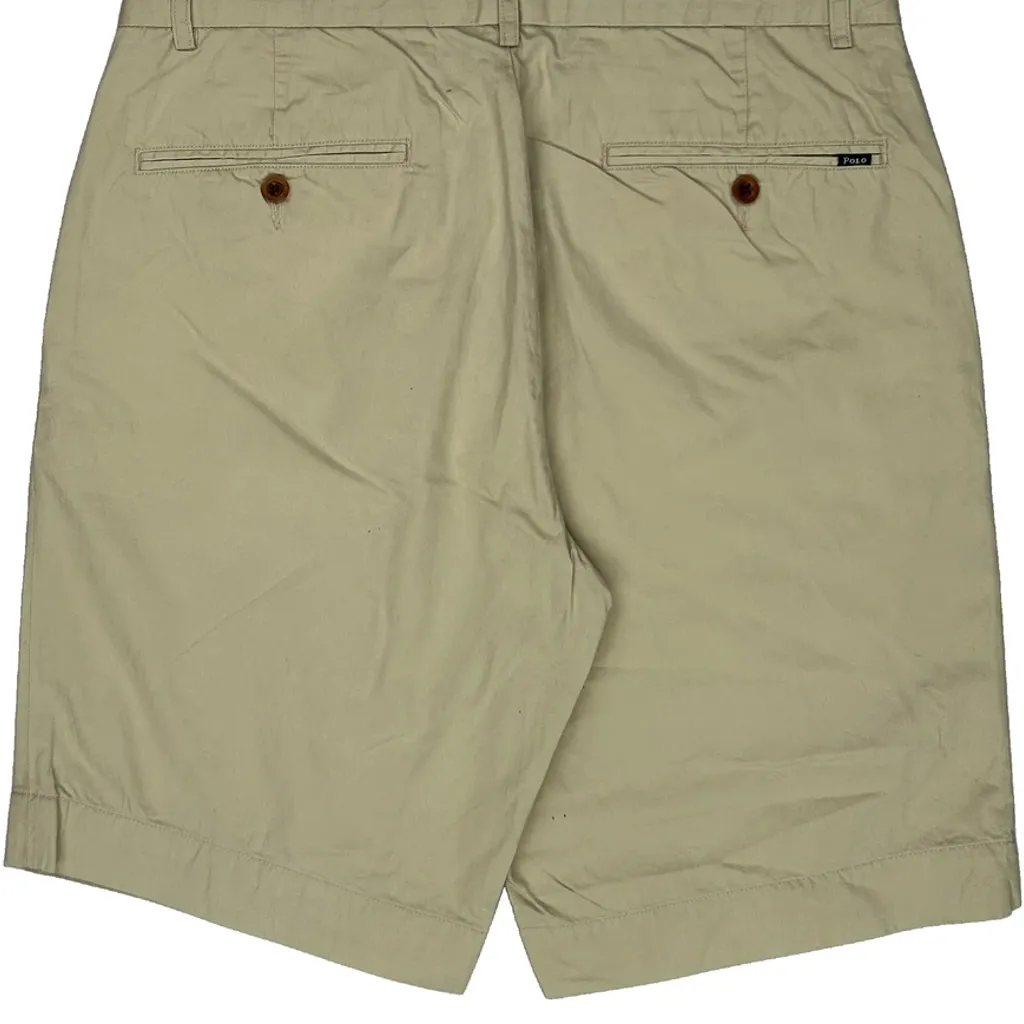 Polo By Ralph Lauren Chino Shorts - 30W 9L Beige Cotton - Image 8